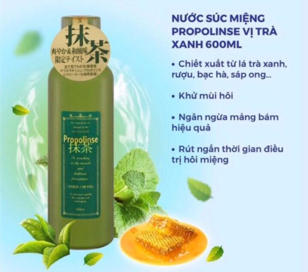 Nước xúc miệng Propolinse trà xanh