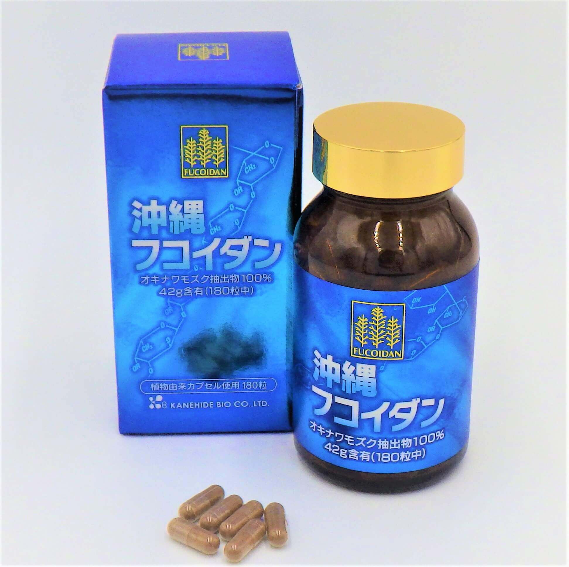 Viên uống tảo Fucoidan Okinawa phòng chống ung thư Nhật Bản mẫu cũ