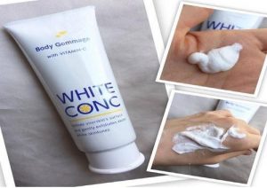 Hướng dẫn sử dụng tẩy tế bào chết toàn thân White Conc