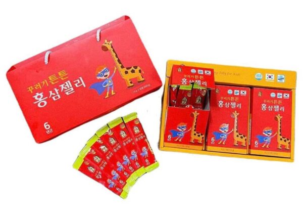 Thạch hồng sâm hươu cao cổ cho bé Hàn Q...