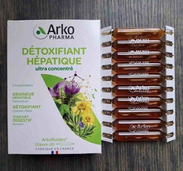 Hỗ trợ thải độc gan Arkopharma Detoxifian...