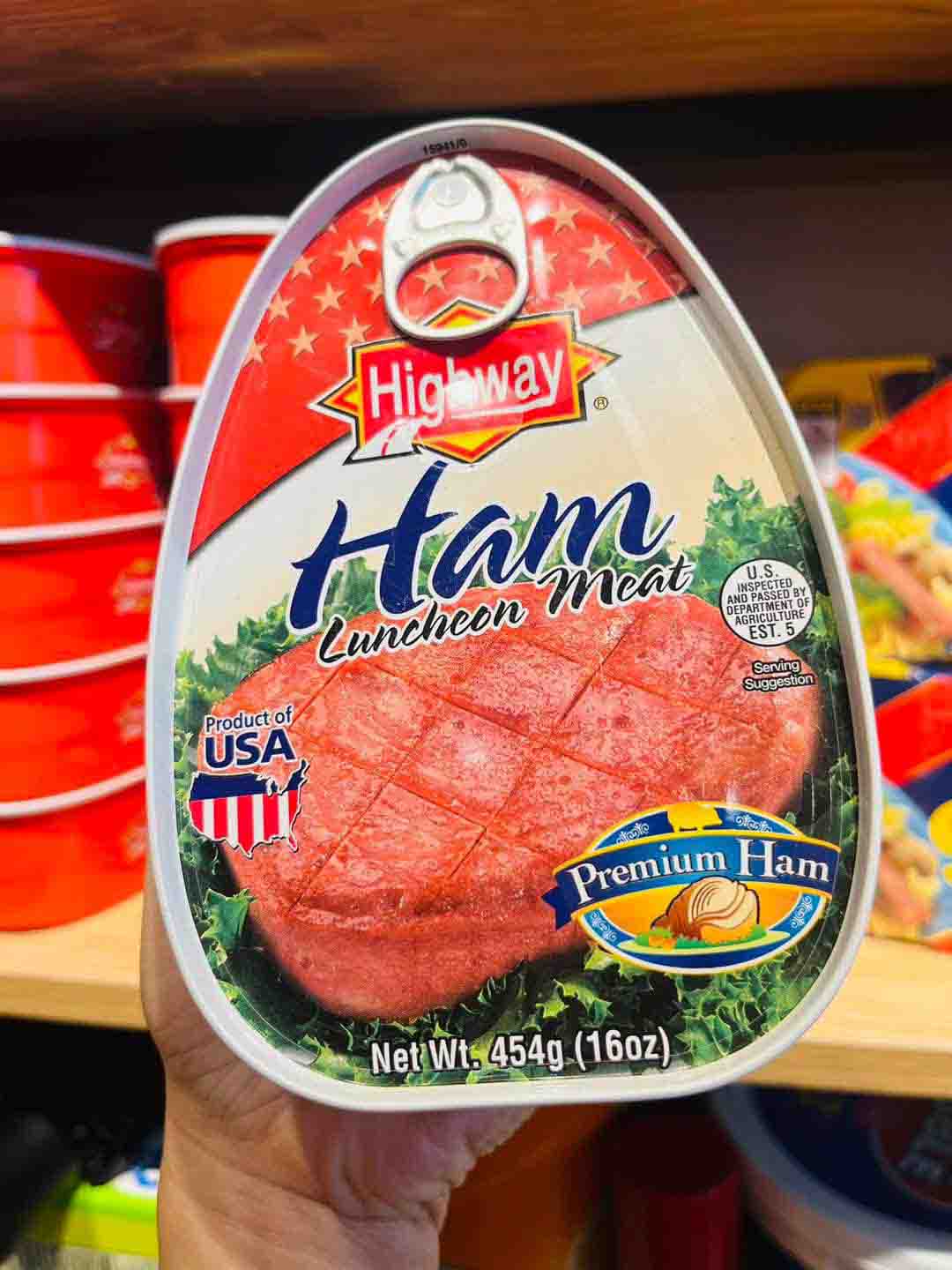 thịt heo đóng hộp Highway USA Premium