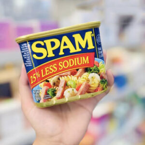 Thịt hộp Spam 25% Less Sodium Mỹ chính hãn...