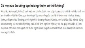 Review viên uống thơm cơ thể DHC webtretho: