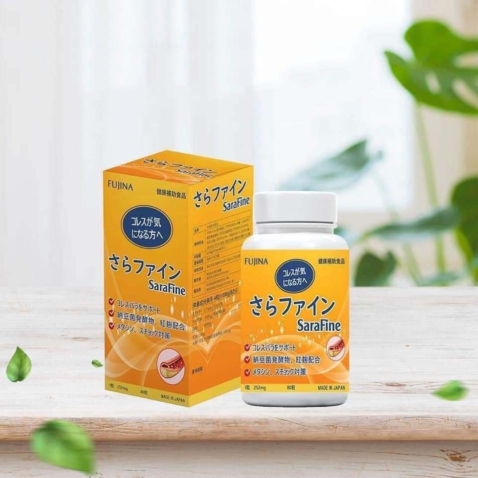 thuốc hạ mỡ máu sarafine