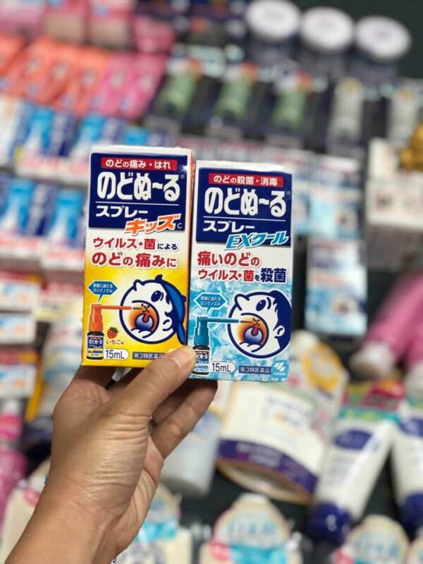 Xịt hỗ trợ viêm họng Kobayashi 15ml Nhậ...