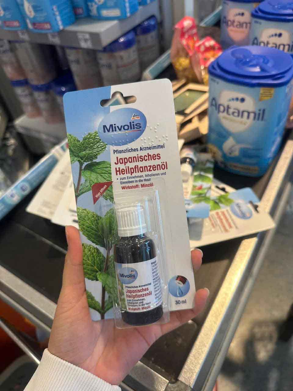 tinh dầu bạc hà mivolis japanisches heilpflanzenol 30 ml