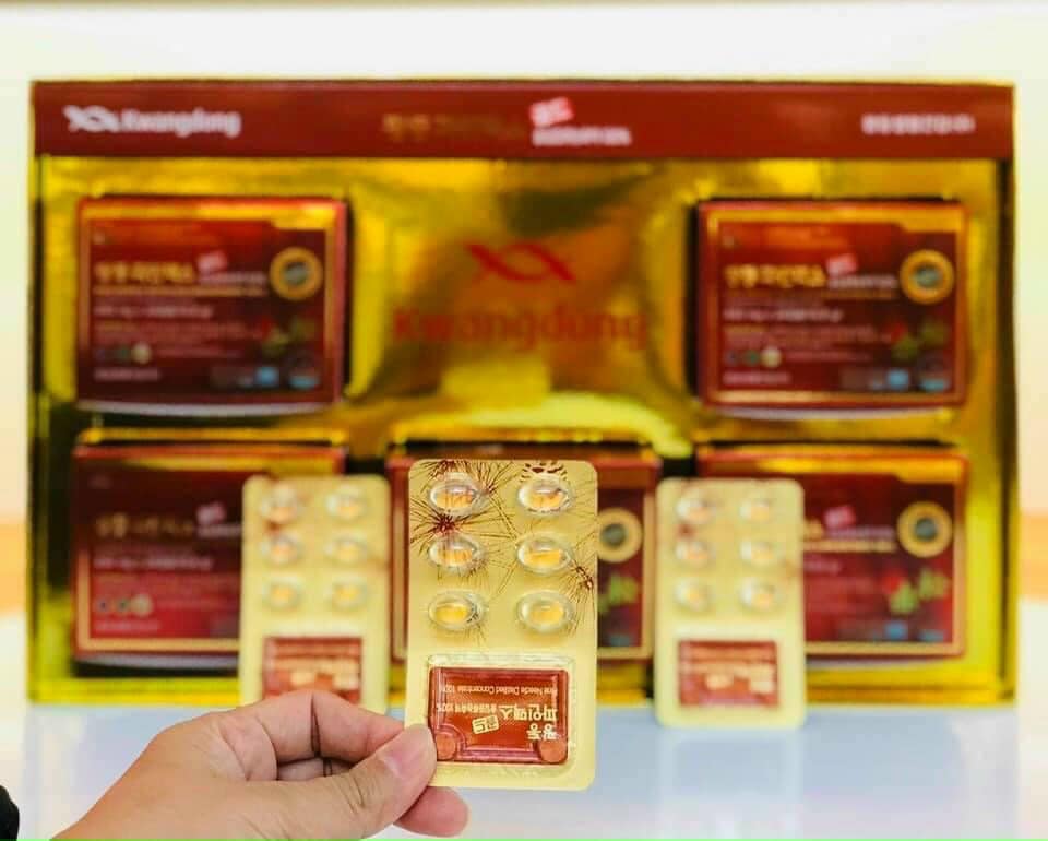 Tác dụng của tinh dầu thông đỏ Kwangdong 120 viên 