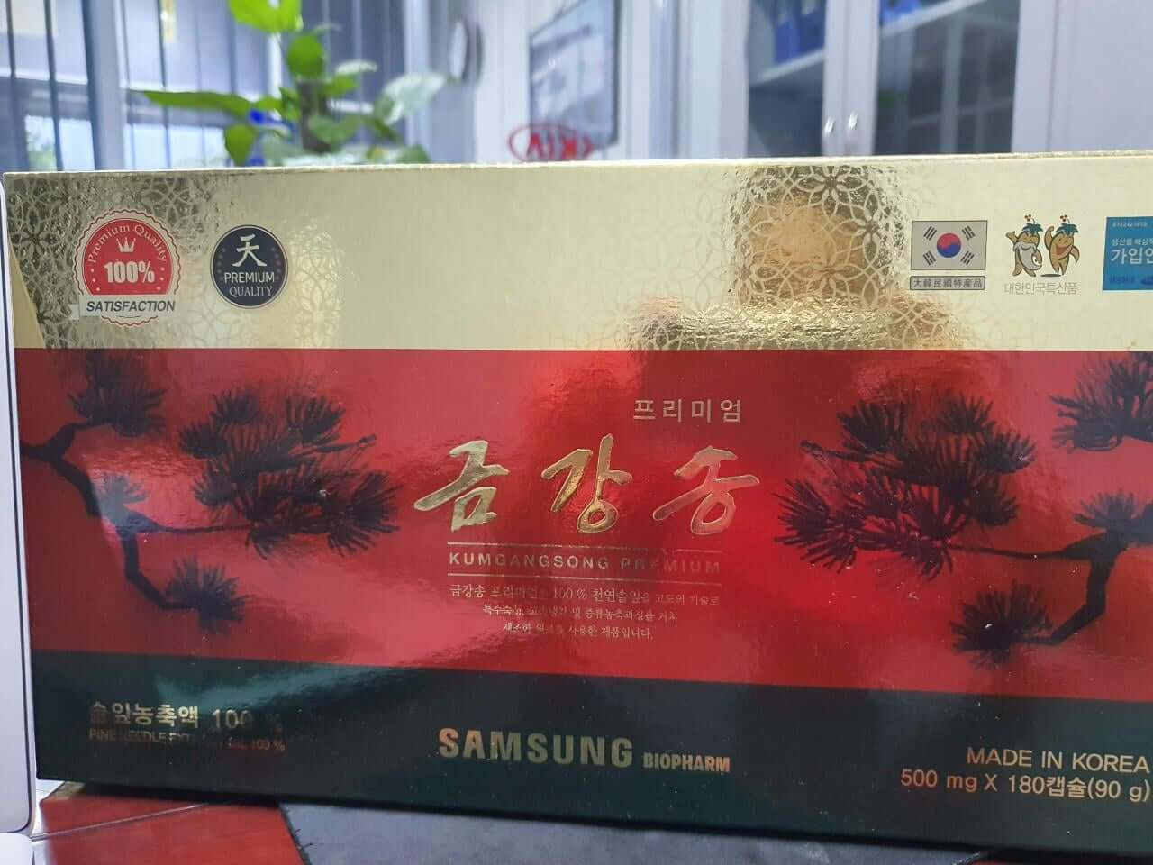 Công dụng tinh dầu thông đỏ Samsung 180 viên 