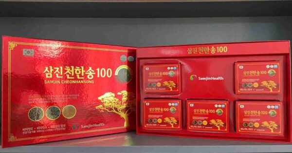 Tinh dầu thông đỏ Samjin Cheonhansong Hàn Q...