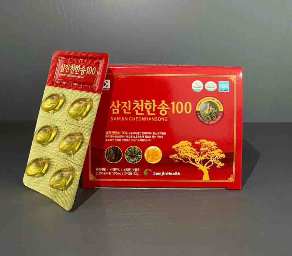 tinh dầu thông đỏ samjin cheonhansong