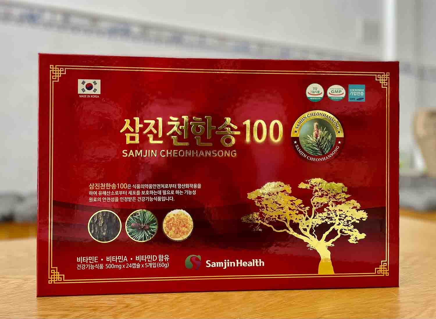 tinh dầu thông đỏ samjin health