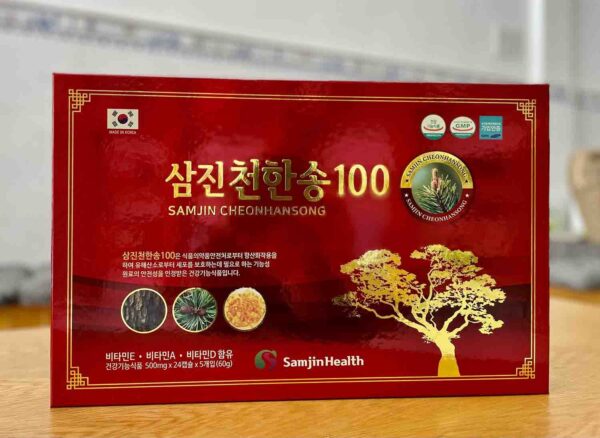 Tinh dầu thông đỏ Samjin Cheonhansong Hàn Q...