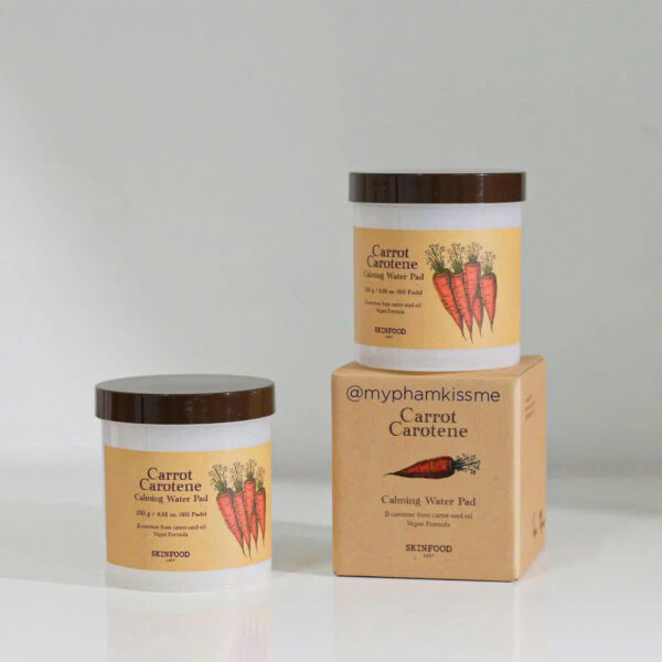 Toner Pad Carrot Carotene Calming Water Pad Skinfo...