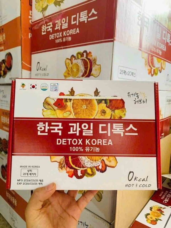 Trà trái cây Detox Korea Sấy Lạnh Hàn Quốc 25 gói - Hình ảnh 2