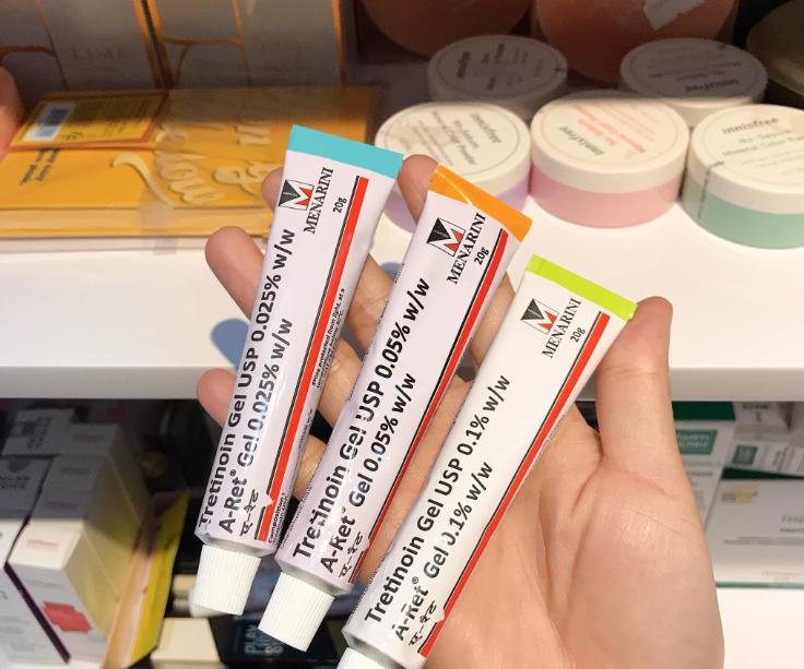 Kem trị mụn tretinoin gel usp 0.025% chống lão hóa mờ thâm