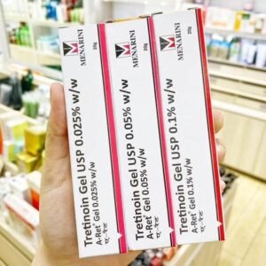Kem trị mụn Tretinoin Gel USP 0.1% mờ thâm,...