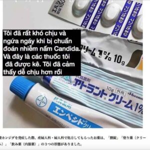 Viên đặt hỗ trợ nấm Candida Nhật Bản...