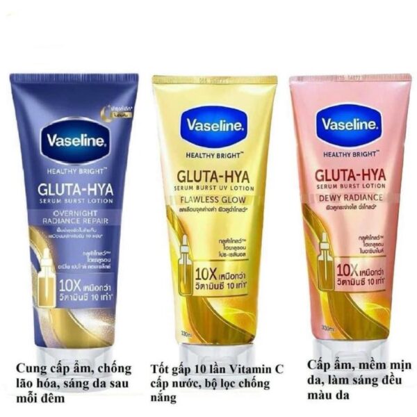 Sữa dưỡng thể Vaseline Gluta HYA Serum 10X ...