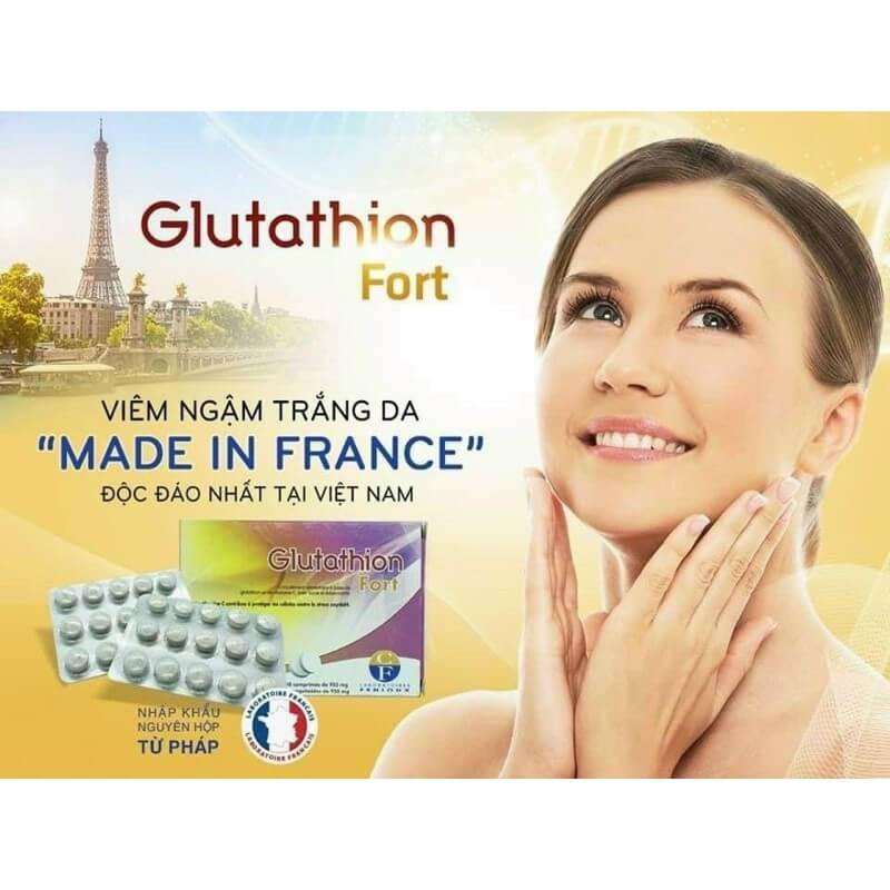 Viên ngậm trắng da Glutathione Fort có tốt không?