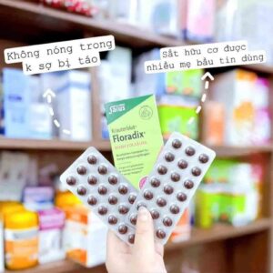 Viên uống bổ sung sắt Floradix Kindervital ...
