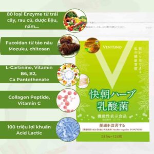 Viên uống hỗ trợ cân nặng Enzyme Fucoida...