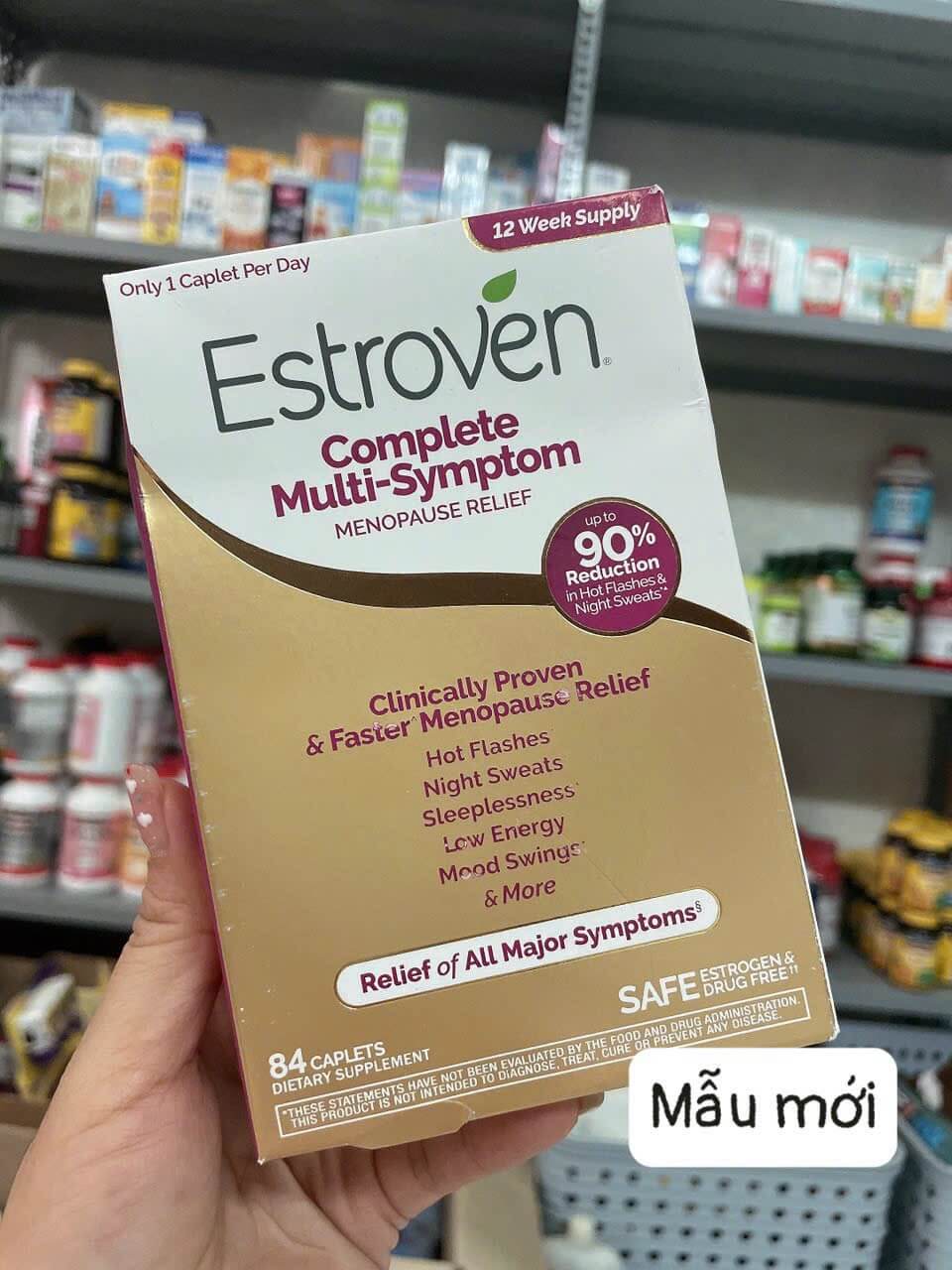 Estroven là thuốc gì? Viên uống cân bằng nội tiết tố Estroven Complete Multi-Symptom Menopause Relief có tốt không?