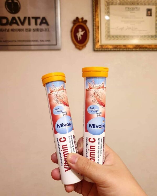 Viên Sủi Vitamin C Mivolis Đức Ống 20 Viê...