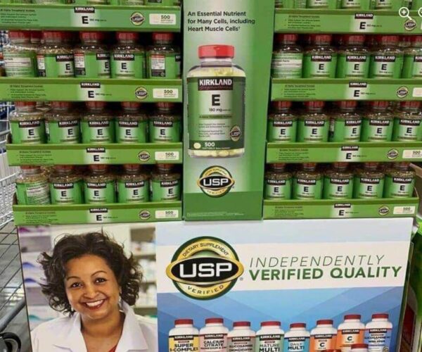 Viên uống Vitamin E Kirkland nắp đỏ của ...