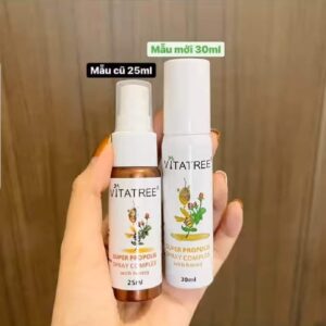 Xịt keo ong Vitatree 30ml của Úc