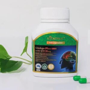 Viên uống bổ não Vitatree Ginkgo Plus 6000 W...
