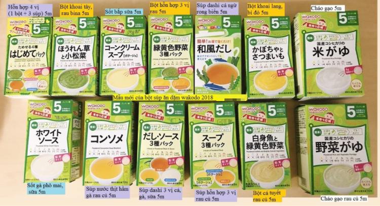 Bột ăn dặm Wakodo có mấy vị? Vị nào ngon nhất?