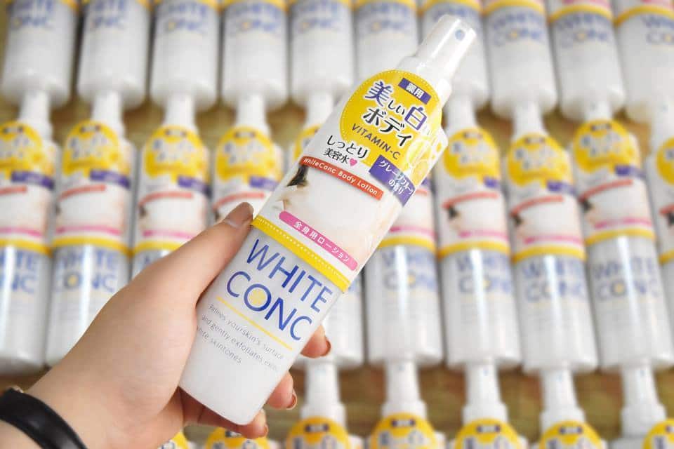 xịt dưỡng da nhật bản otion white conc