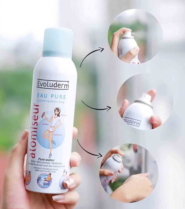 Xịt khoáng Evoluderm EAU PURE Atomiseur cấp n...